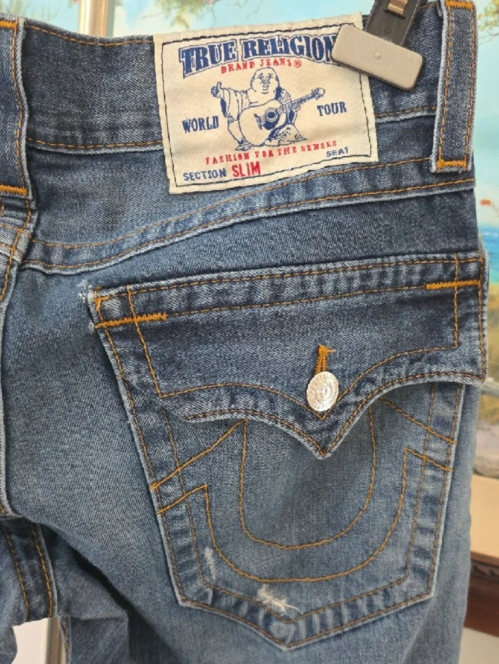 True Religion Men Jeans - Medium Wash Blue
